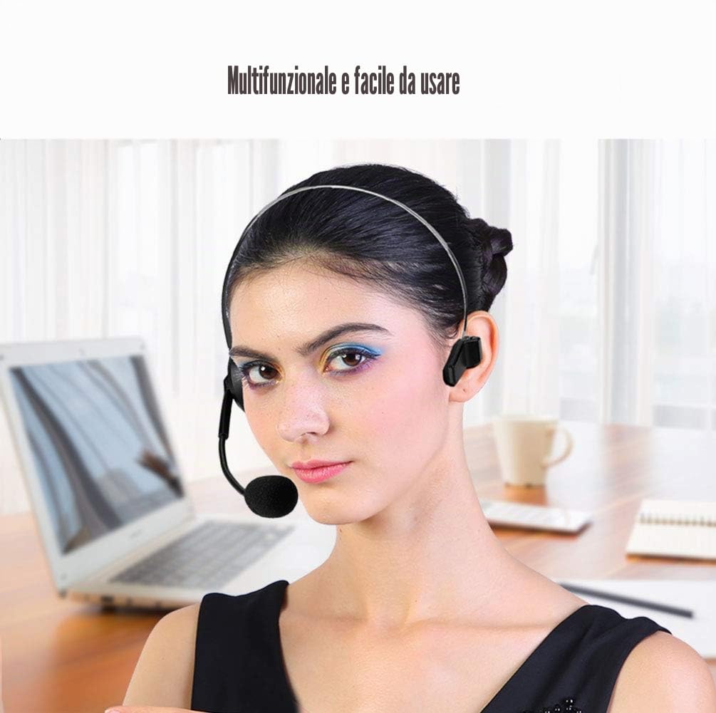 Tosuny Call Center Cuffie telefoniche, telefono multifunzione Business Office con display ID FSK/DTMF, tastiera telefonica Call Center Traffic con cuffie per telefoni Office/House.