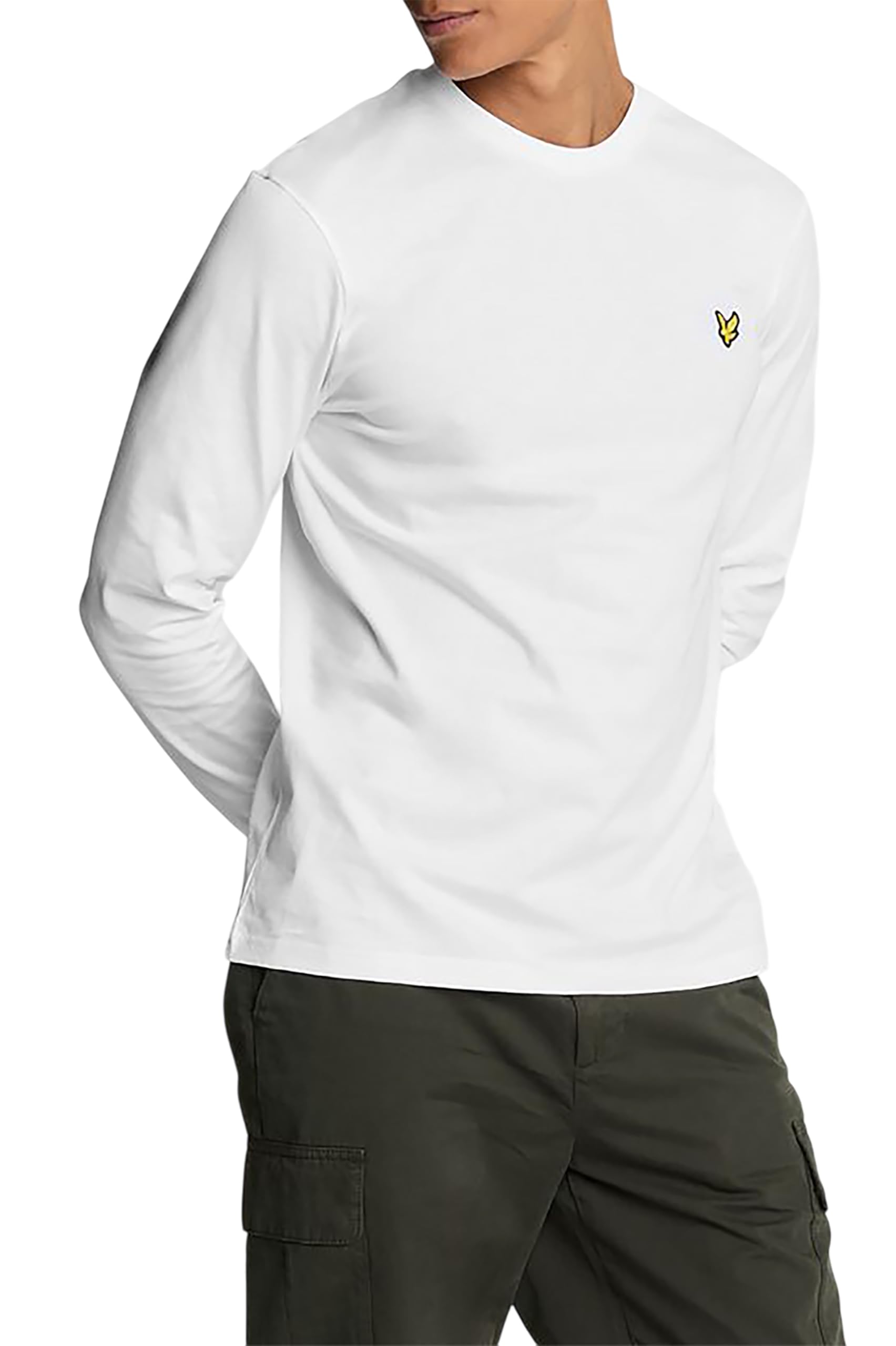 Lyle & Scott Blanc Plain Long Sleeve T-Shirt