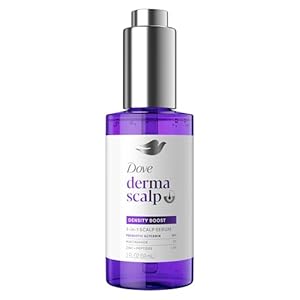 Dove Derma Scalp Density Boost 3-in-1 Scalp Serum 1 ct with Prebiotic Glycerin, Zinc + Peptides, and Niacinamide for Breakage and Hair Thinning 2 oz