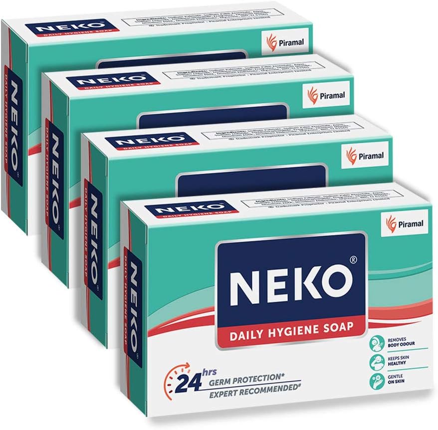 Daily Hygiene Soap, 24 Hours Germ Protection, 100G, Pack Of 4