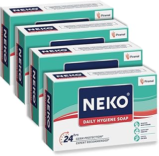 Daily Hygiene Soap, 24 hours Germ Protection, 100g, Pack of 4