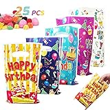 ☻ Lustig und Süß ☻- Inklusive 5 verschiedenen Mustern, süßen und farbenfrohen Designs, ideal für Jungen- und Mädchengeburtstagsfeiern. Verschönern Sie die Verpackung der Giveaways für die kleinen Gäste auf der Geburtstagsfeier!
