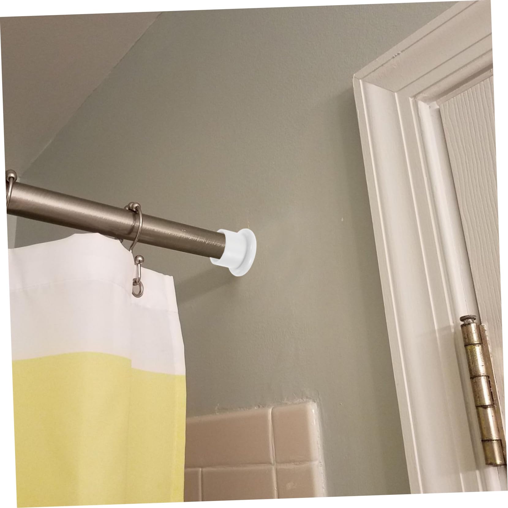 Lot de 5 embouts de tringle en plastique C – Convient aux tringles Idéal pour placard et douche et utilisation en intérieur