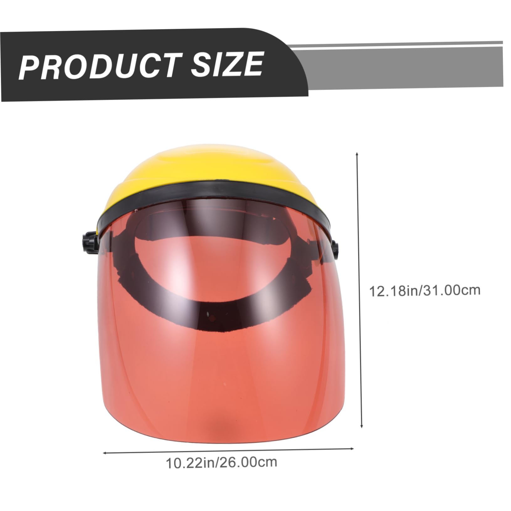 SEWACC Welding Face Cover Safety Shield Visor Long-lasting Heat Dust Protection for Welding Construction Diy