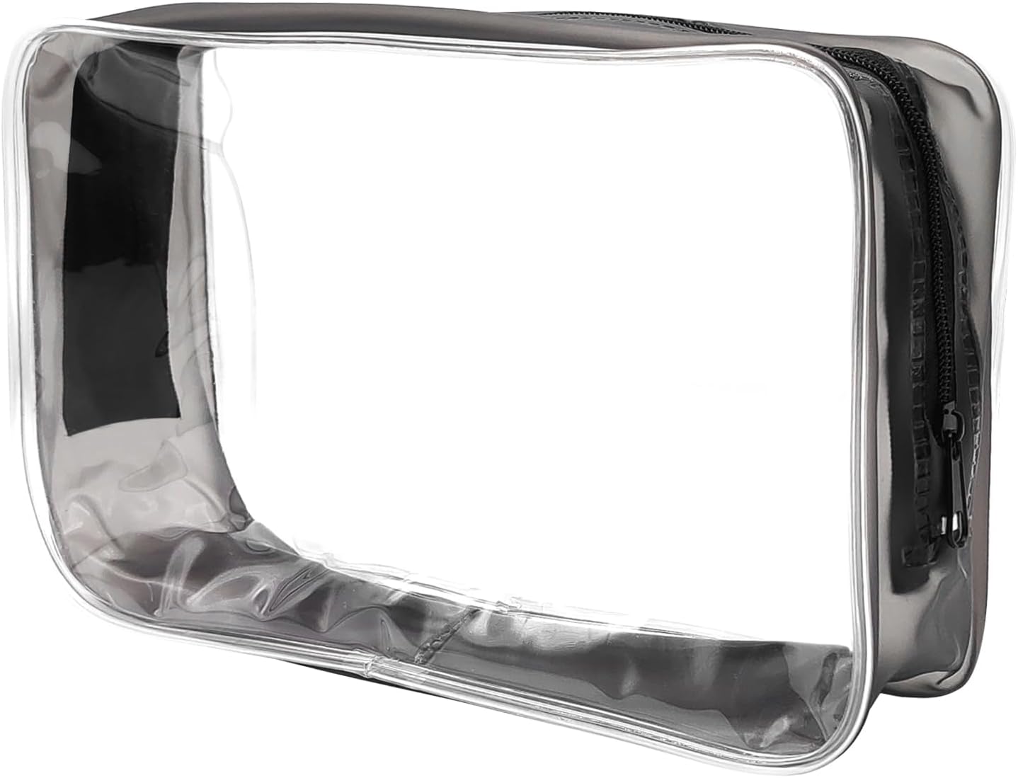 ALLY-MAGIC Clear Toiletry Bag, Travel Makeup Cosmetic Bag Portable Waterproof Transparent Storage Airport Liquid Bag Waterproof Must Have Travel Accessories Y6-TMXSB (Frosted)