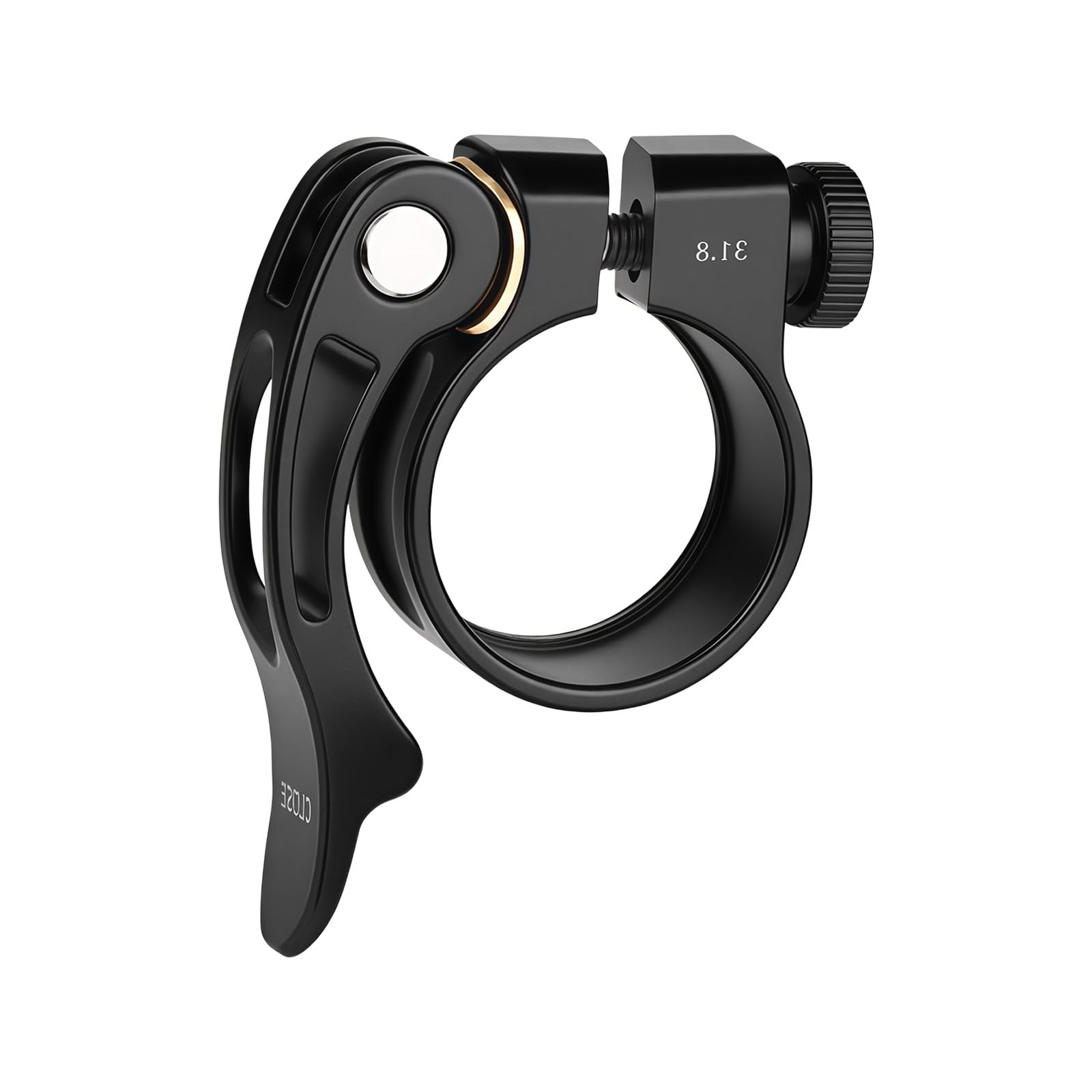 Msioytog 31.8Mm Bicycles Seatpost Clamps Mountain Bike Seat Tube Clamps Post Bike Part Smooth Operations Adjustable Tube Fastener