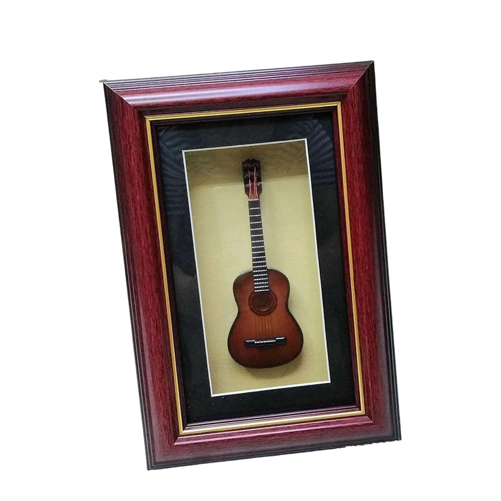 Ozdoby trąbkowe Miniaturowa ramka na zdjęcia w kształcie gitary ozdoba instrumentu muzycznego