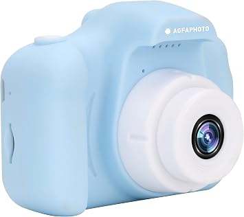 AGFA Photo Kids Digital Camera for 3-8 Year Old Boys & Girls 12MP Photo & Video Camera, 2 LCD Screen, Anti-Shake, Fun Filters, Rechargeable Battery, Great Gift for Kids
