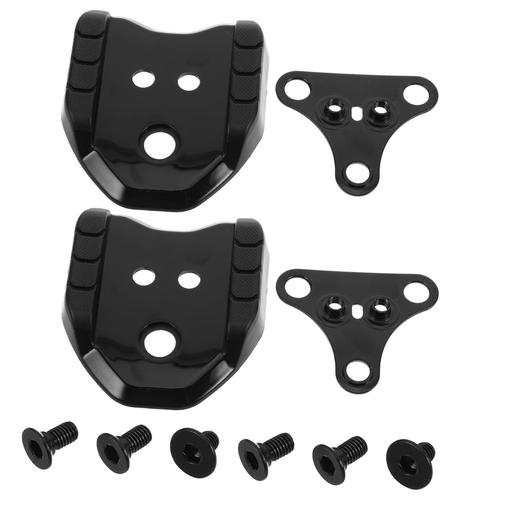 KOMBIUDA Road Bike Pedal Adapters Bicycle Shoes Cleats Converting Adapters Stabilizing Locking Plate for Clipless Shoes