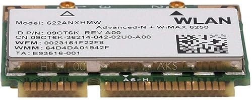 Miniatura 7 de 2.4G/ 5G Dual Band Wireless, 300Mbps AC 802.11 A/B/H/G/N Media Altura Mini PCI-E WiFi Tarjeta de red WiFi para 6250 WiMax compatible con