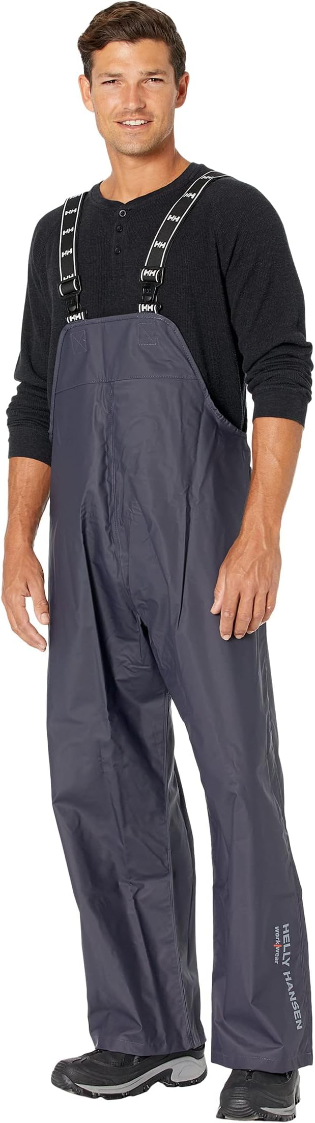 Helly Hansen Mandal Waterproof Bib Overalls - Waterproof Fishing Pants for Men - Heavy Duty Rain Gear - Zip Work Overalls