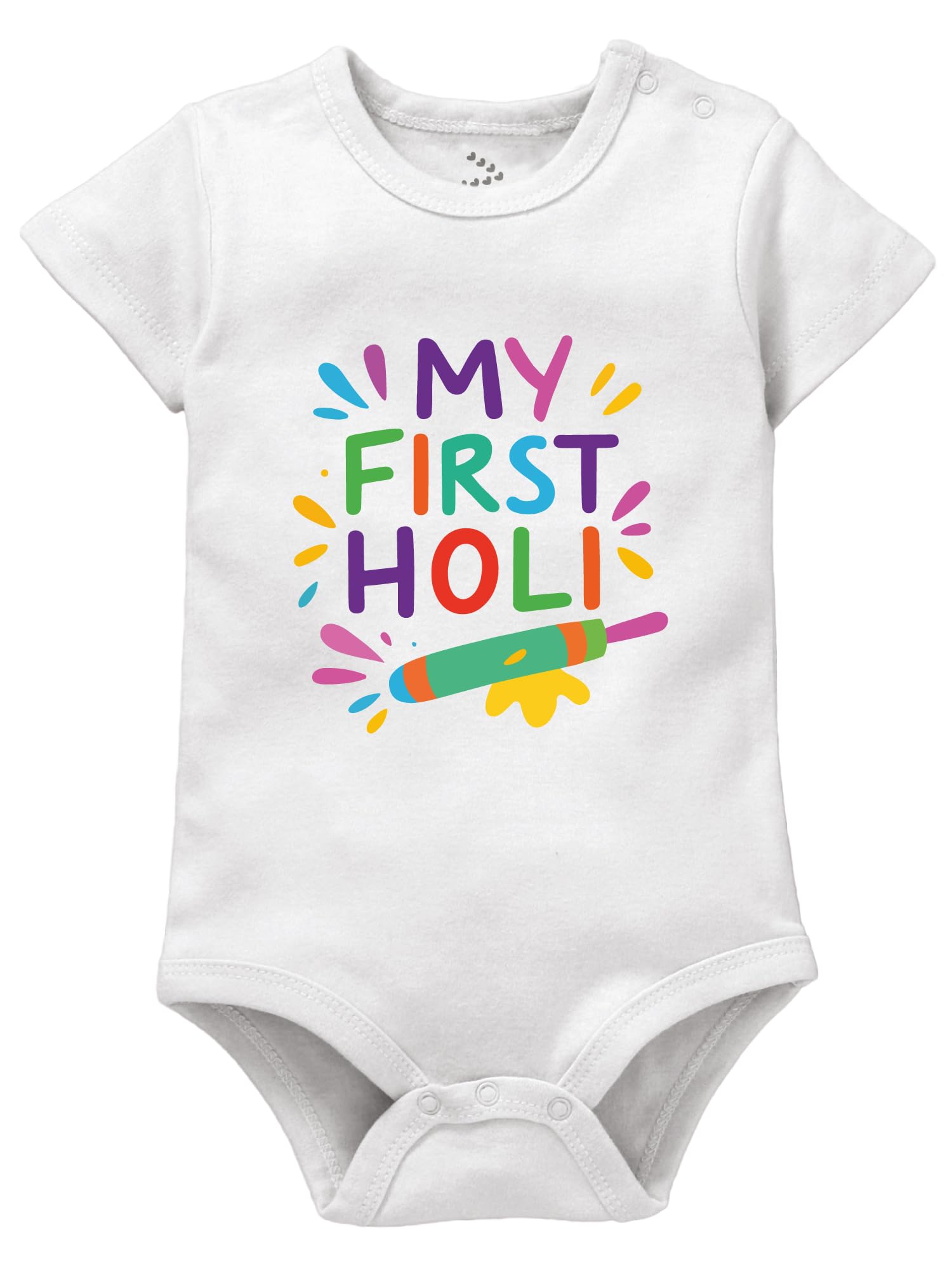 My First Holi Baby Dress for Girl & Boy | Holi Celebrations and Photoshoot Outfit for Newborn