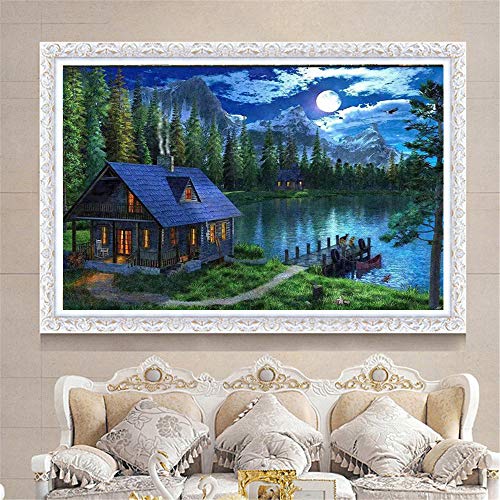 5D Diy Diamond Painting Kits For Adults Landscape Painting Full Drill Rhinestone Embroidery Diy Cross Stitch Arts Craft For Home Wall Decor Gifts (60X100Cm) #TOP2