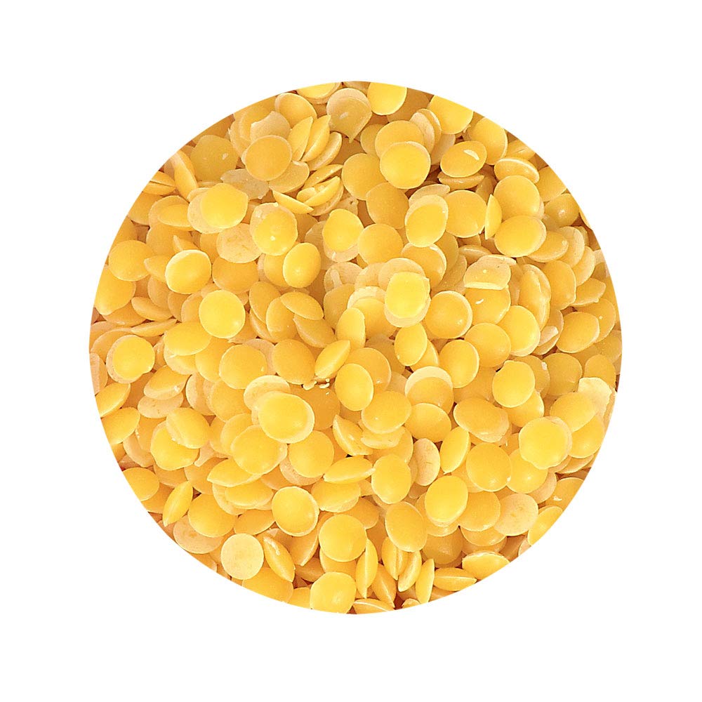 Cera de abejas flava NKlaus 500g pastillas amarillas de alta pureza natural