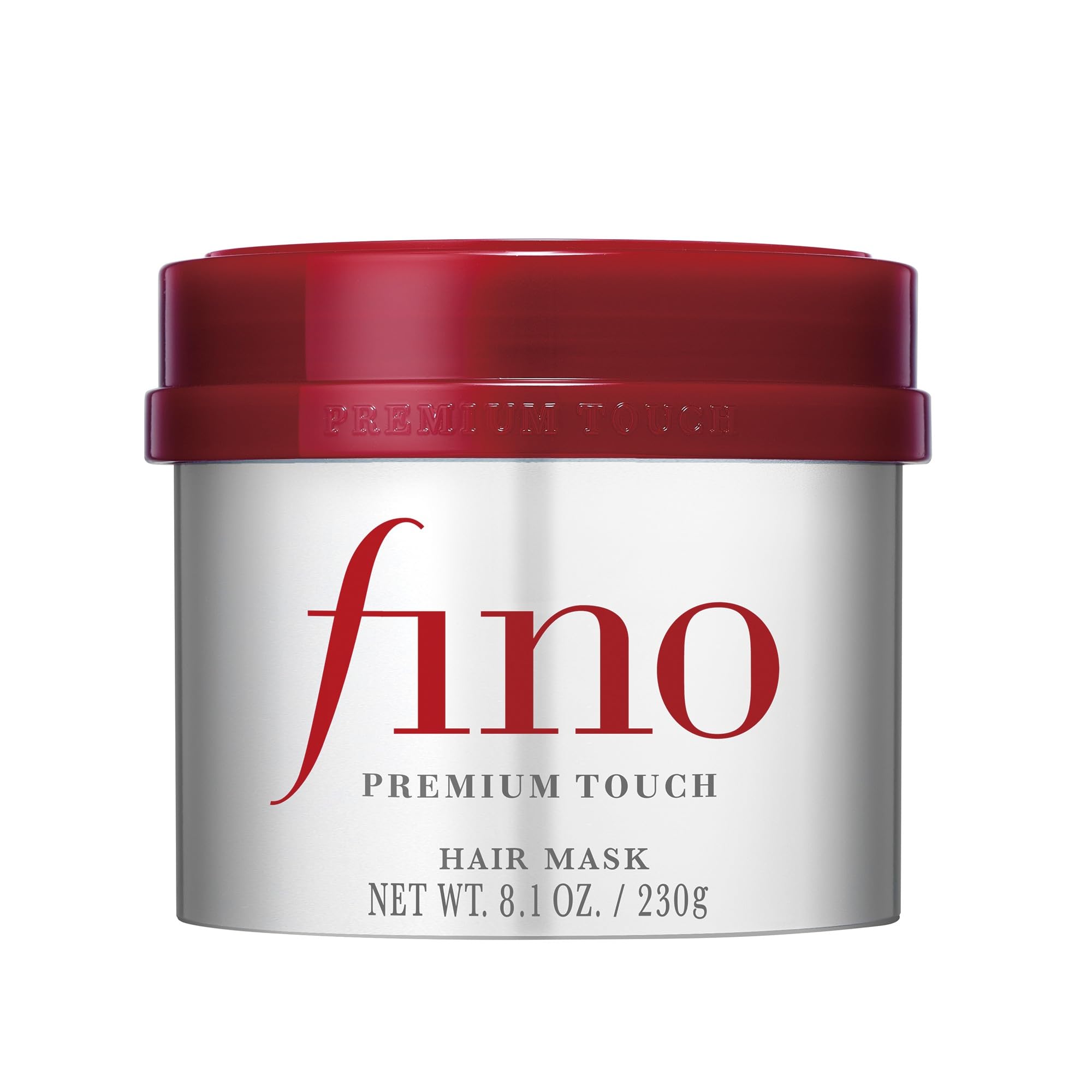 Fino Premium Touch Hair Mask, Deep Repair Japanese Hair Treatment, 8.1 oz | 8 Serum Ingredients, For Dry & Damaged Hair, Silky-Smooth & Hydrated Finish