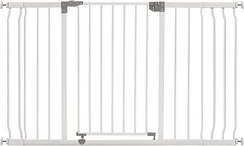 Dreambaby Liberty - Juego de puerta de seguridad extra ancha para bebé, se adapta a aberturas de 39 a 52.5 pulgadas de ancho y 30 pulgadas de alto,