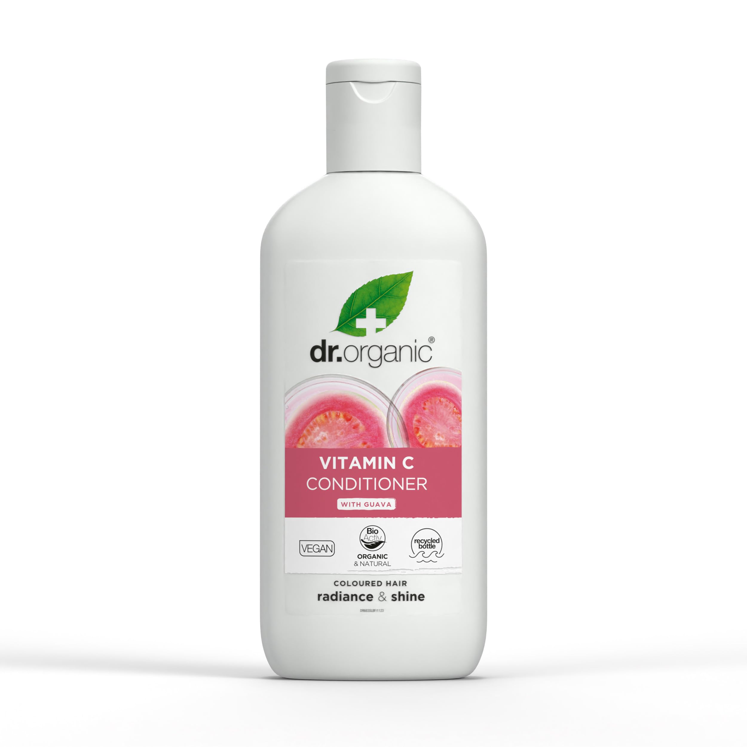 Dr Organic , Guava Conditioner, Vitamin C, Natural, Vegan, Coloured Hair, Cruelty Free, Paraben & Sls Free, 265Ml
