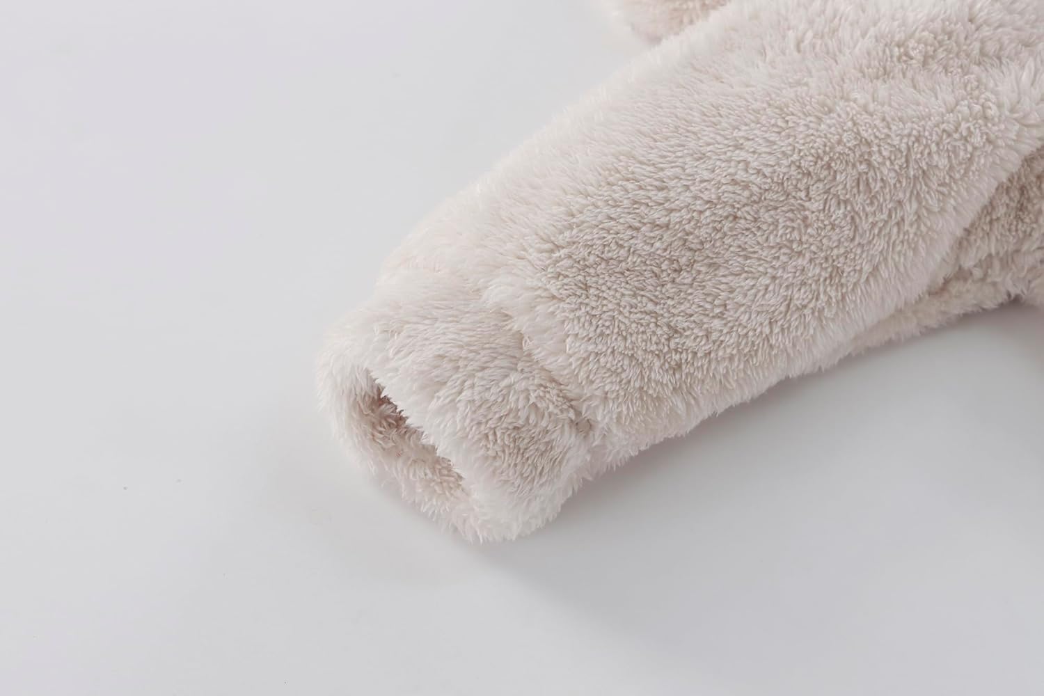 AIWUHE Toddler Boys Girls Hooded Fleece Jacket Teddy Coat Cute Bear Hoodie Zip Up Sherpa Winter Warm Outwear With Pocket 1-6Y - Image 5