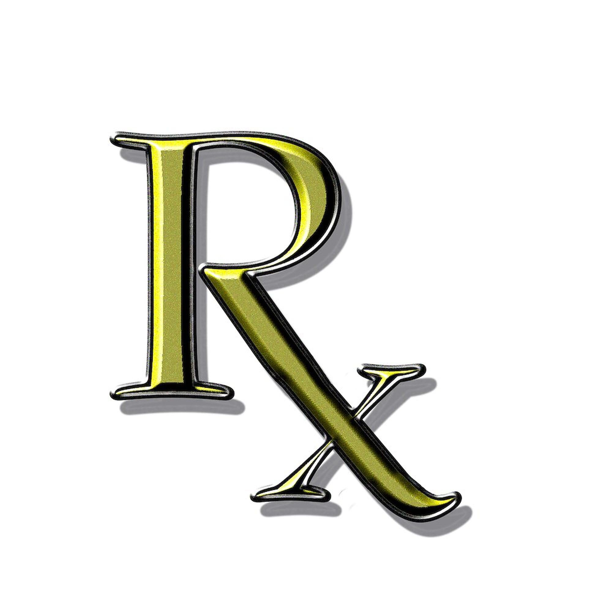 CafePress Pharmacy Rx Oval Sticker Oval Car Bumper Sticker