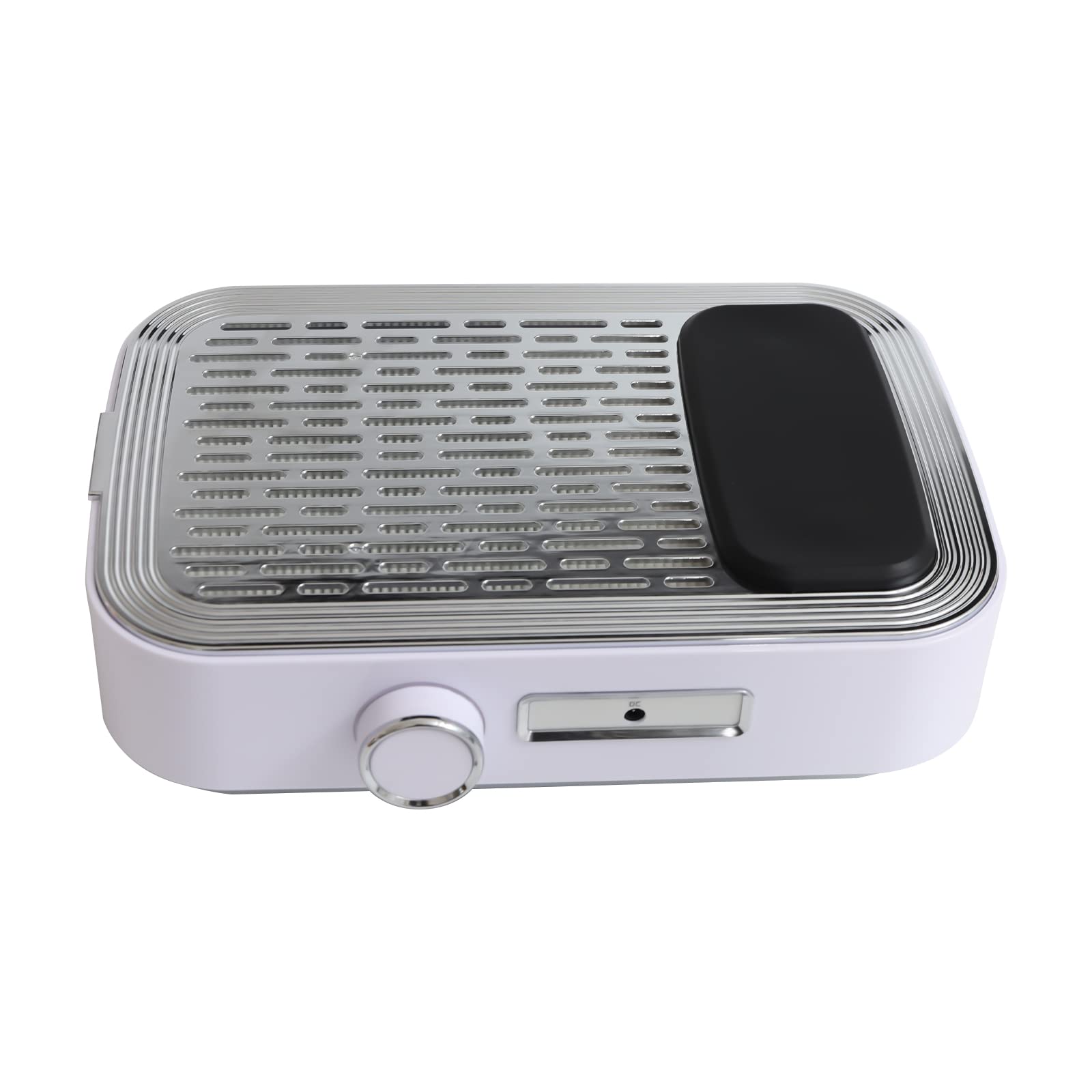 Aspirapolvere per unghie, 80 W, con filtro riutilizzabile e 4000 giri/min, ideale per saloni di unghie e casa (bianco)