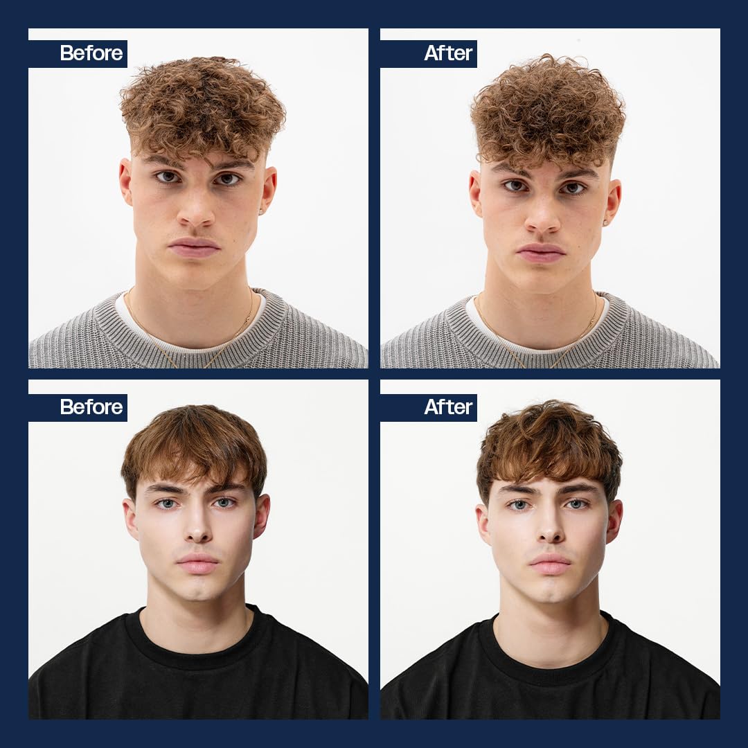 Slick Gorilla Haarstyling-Texturpuder und Texture-Kamm für Männer – Mattes Haarpuder und Carbon-Breitzahnkamm für Volumen, Griff, Form und Halt. Nicht fettendes Styling für einen natürlichen Look