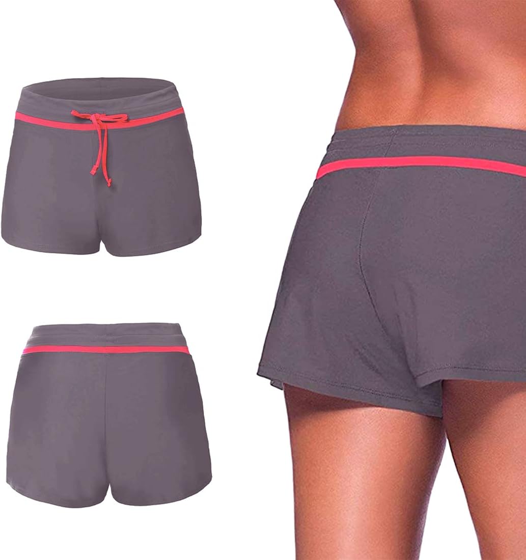 Aotlet Shorts de Baño Mujer,Secado Rápido Pantalones Cortos de Natación