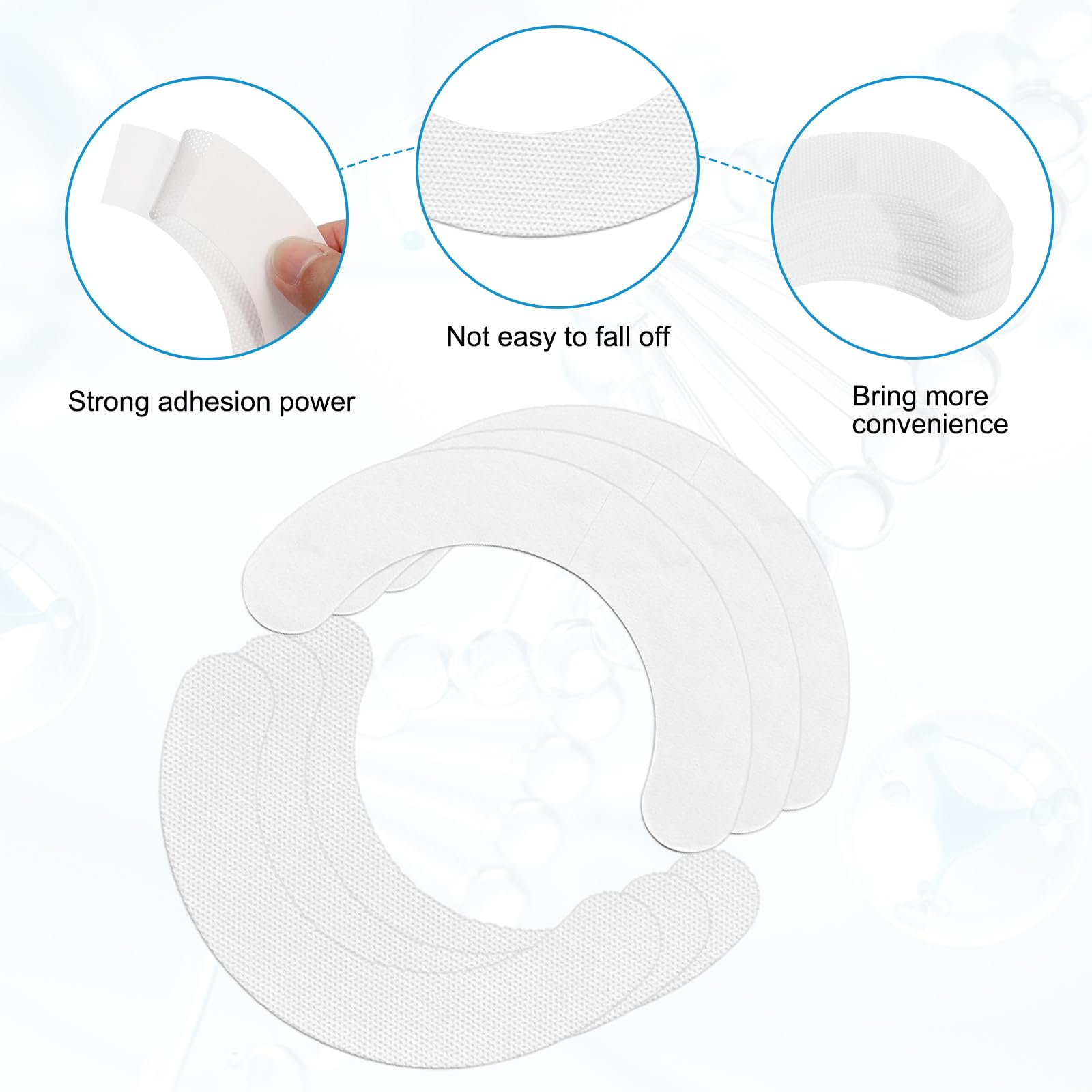 60 Unidades Barrera De Ostomía Fugas Elásticas, Sellado Curvo Tiras Elásticas De Barrera Sensible Impermeable, Para Bolsas De Estoma Y Accesorios De Colostomía