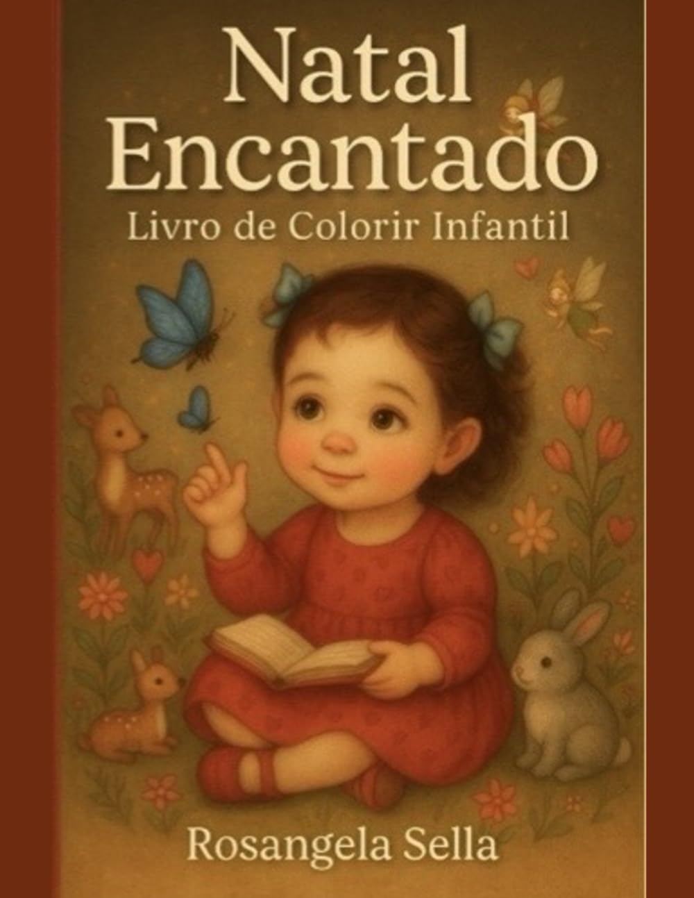 Natal Encantado: Livro de Colorir Infantil