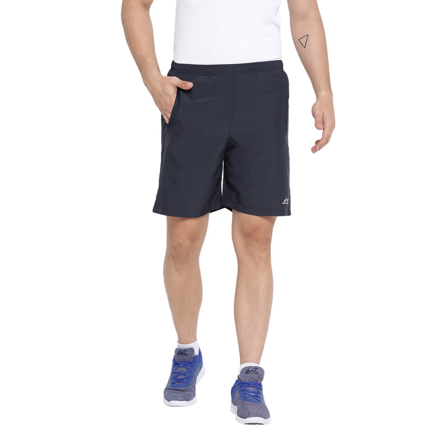 NiviaNivia Training-1 Shorts for Men | Shorts for Gym | Sports Shorts | Running Shorts (Navy Blue,M)