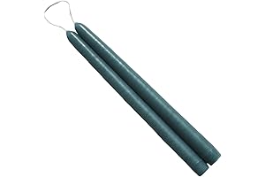 Colonial Blue 12-inch Mole Hollow Candles: Experience Ambiance and Warmth