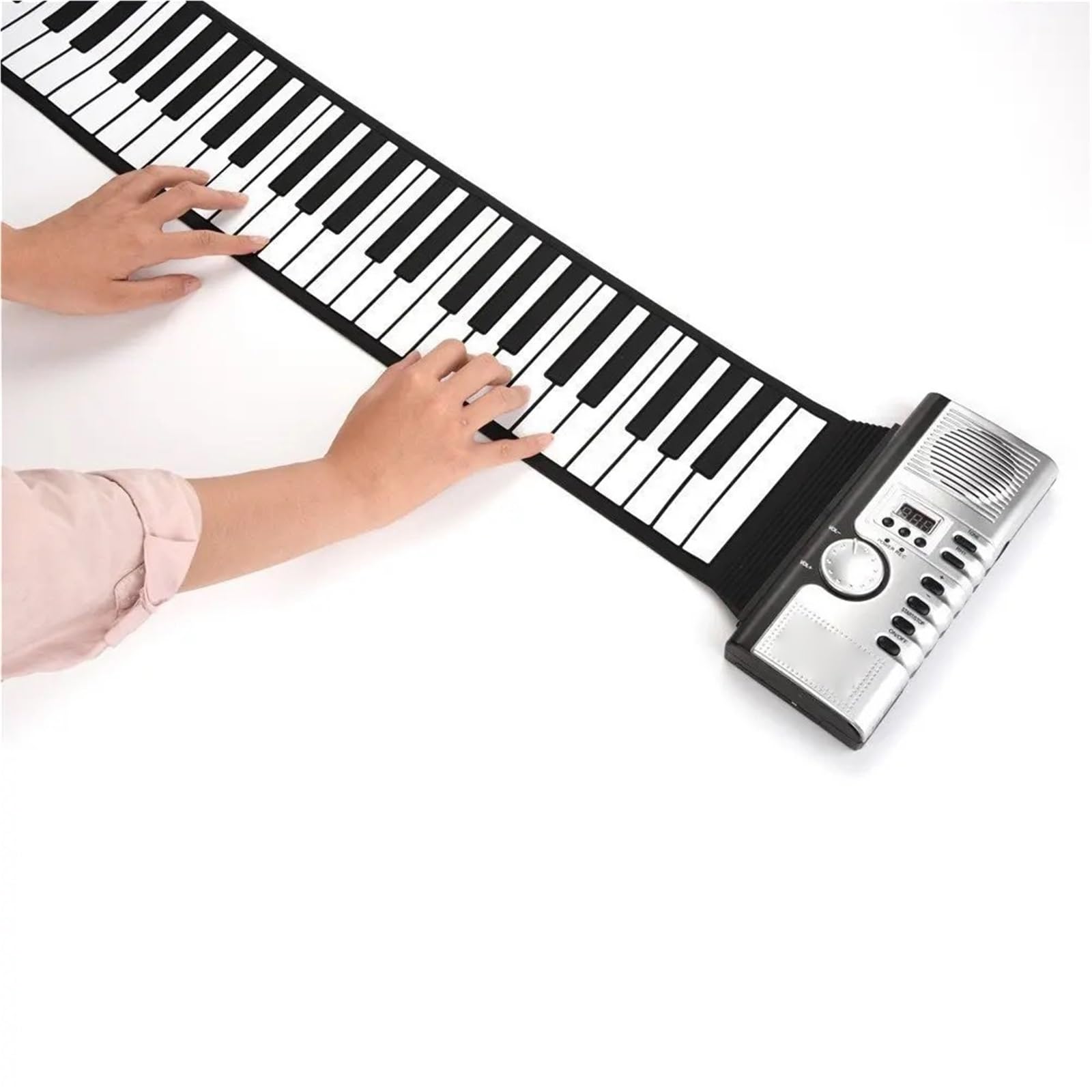 Tastiera Digitale Per Principianti Pianoforte Elettronico Portatile Pieghevole A 61 Tasti Semplice Arrotolato A Mano Per Principianti