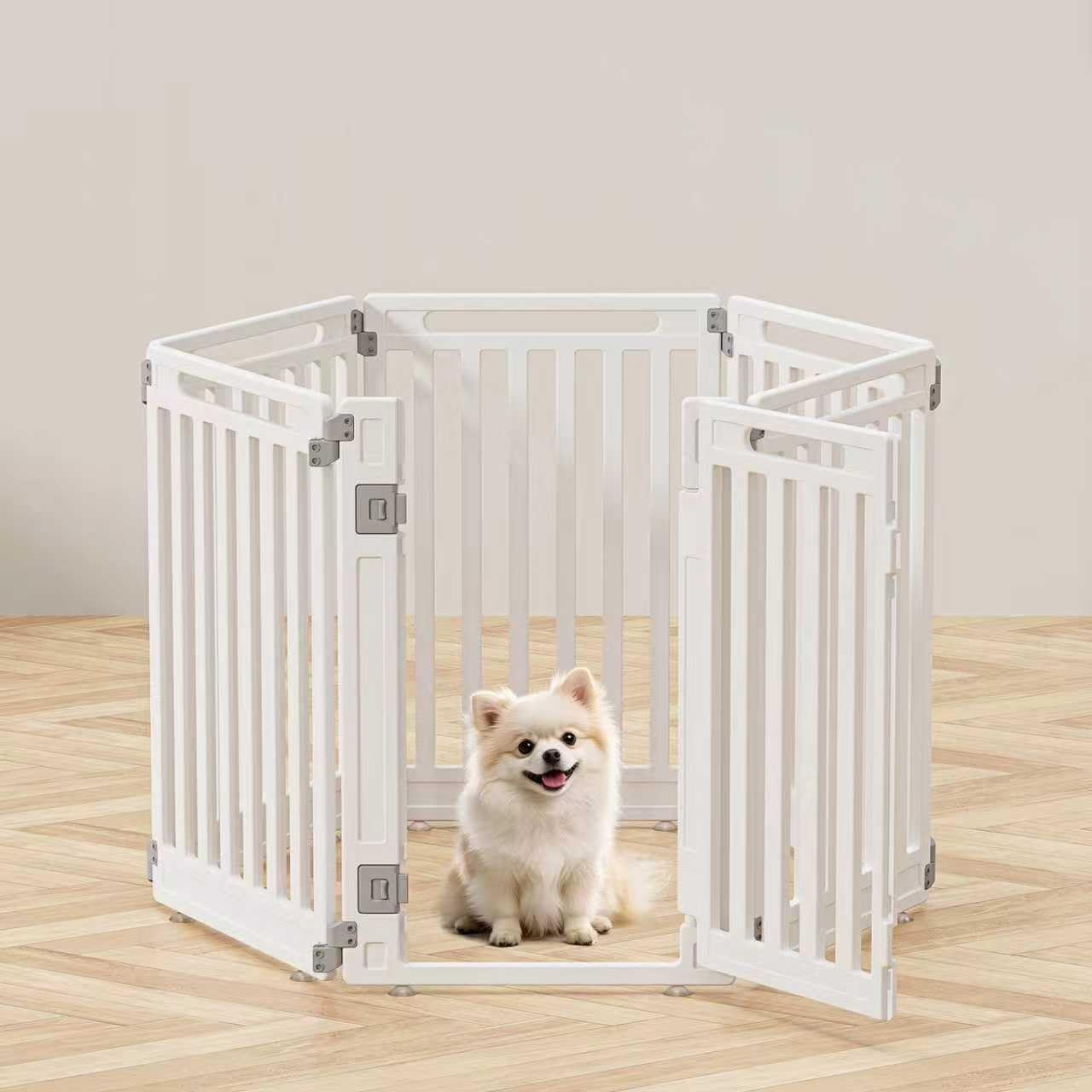 Amazon | ペットプレイサークル 折りたたみ式ゲート 犬用 重い