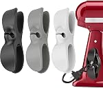 Cord Organizer for Kitchen Appliances - 3 PCS Stick On Cable Wrapper Holder Winder Keeper, Power Wire Management Wrap Hook Clip for Kitchenaid Mixer, Home Gadget Accessories