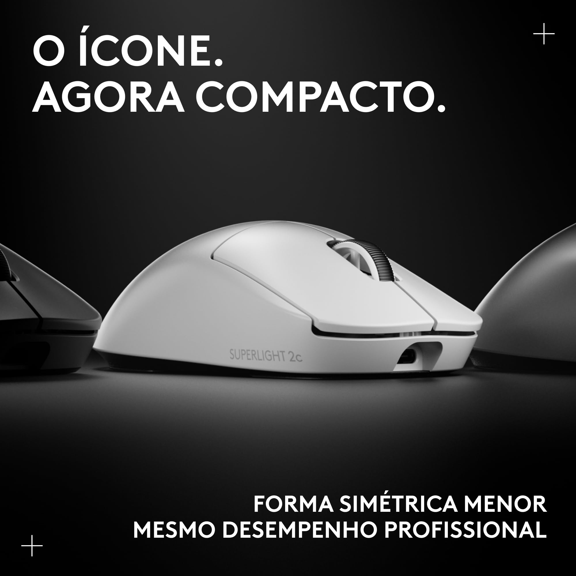 Mouse Gamer sem fio Logitech G PRO X SUPERLIGHT 2c, mouse compacto