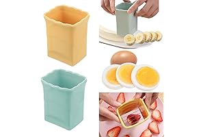 2 Pack COKSDUPID Strawberry Cutter Slicer Creative Kitchen Gadget