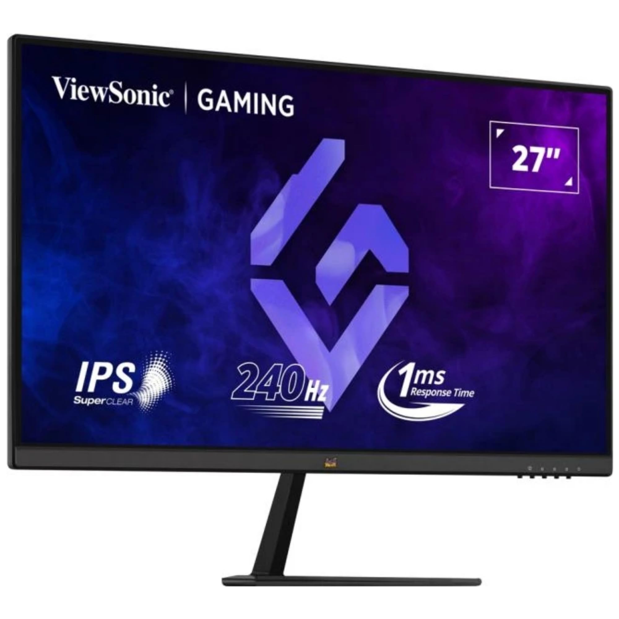 ViewSonic VX2779A-HD-PRO Écran Gaming 27 Pouces, FHD Moniteur de Jeu 1080p, 240 Hz, 1ms MPRT, AMD FreeSync, HDR10, HDMI, DP