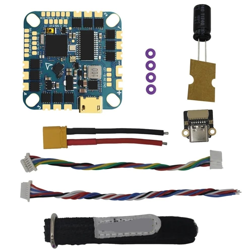 F4126 F411 AIO kontroler lotu ICM42688 BLHELI_S 20A 40A ESC Wbudowany barometr OSD Czujnik prądu 2-6S odpowiedni do dronów RC FPV(F411 AIO 40A)