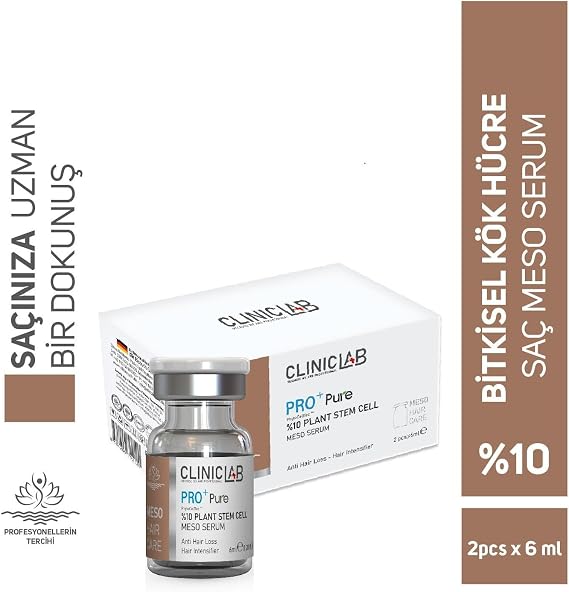 Saç Köklerini Uyarıcı%10 Bitkisel Kök Hücre Içeren Meso Serum 6 ml X 2 Adet