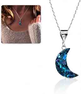 Amazon.com: Element 83 Once in a Blue Moon Necklace, Handmade
