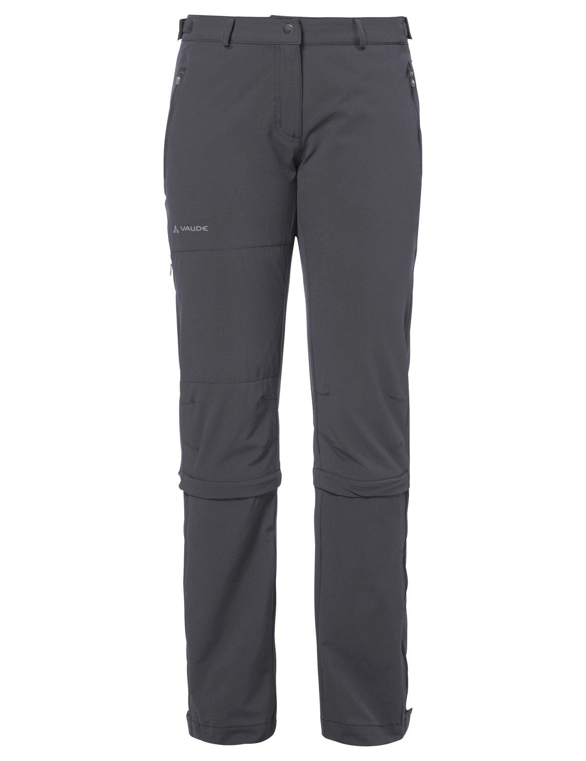 Vaude - Womens Farley Stretch Capri T-Zip Pants III In Blue - 7