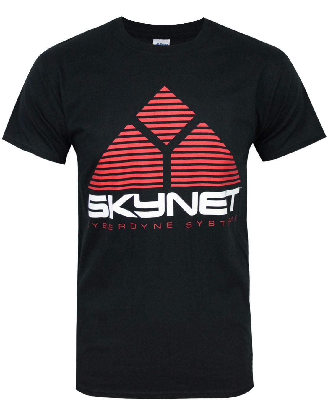 Official Men's Black Terminator Skynet Logo T-Shirt