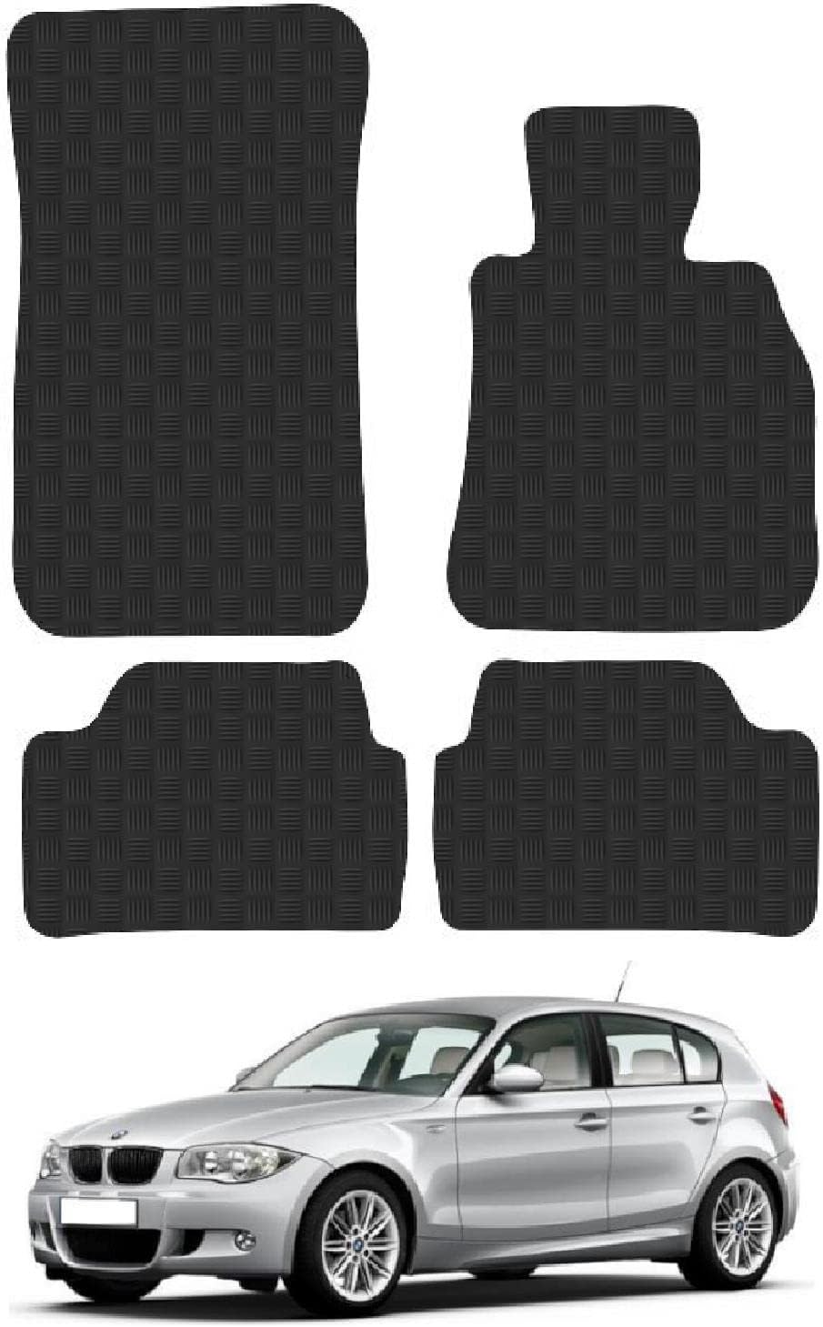 Car Mats for BMW 1 Series (20042011) [E87] Tailored Fit Rubber Floor