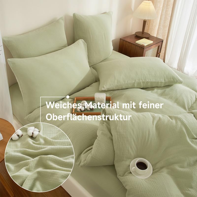 Bettwäsche-Set Aus 100% Leinen King-Size – Atmungsaktiv, Weich & Mit Knopfverschluss, Ideal Für Heiße Schläfer