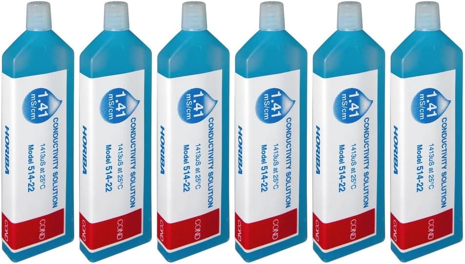 514-22 Standard Solution Conductivity 1.41 mS/cm for LAQUAtwin EC Series (Bottle of 6)