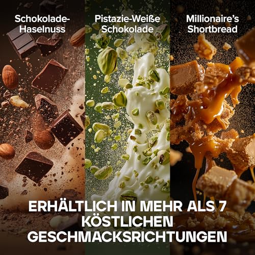 Bulk Macro Munch Proteinriegel | Kekse & Sahne | 12 x 62g | 20g Protein pro Riegel | Wenig Zucker | Hoher Ballaststoffgehalt | Dreischichtige Textur | Perfekt für unterwegs