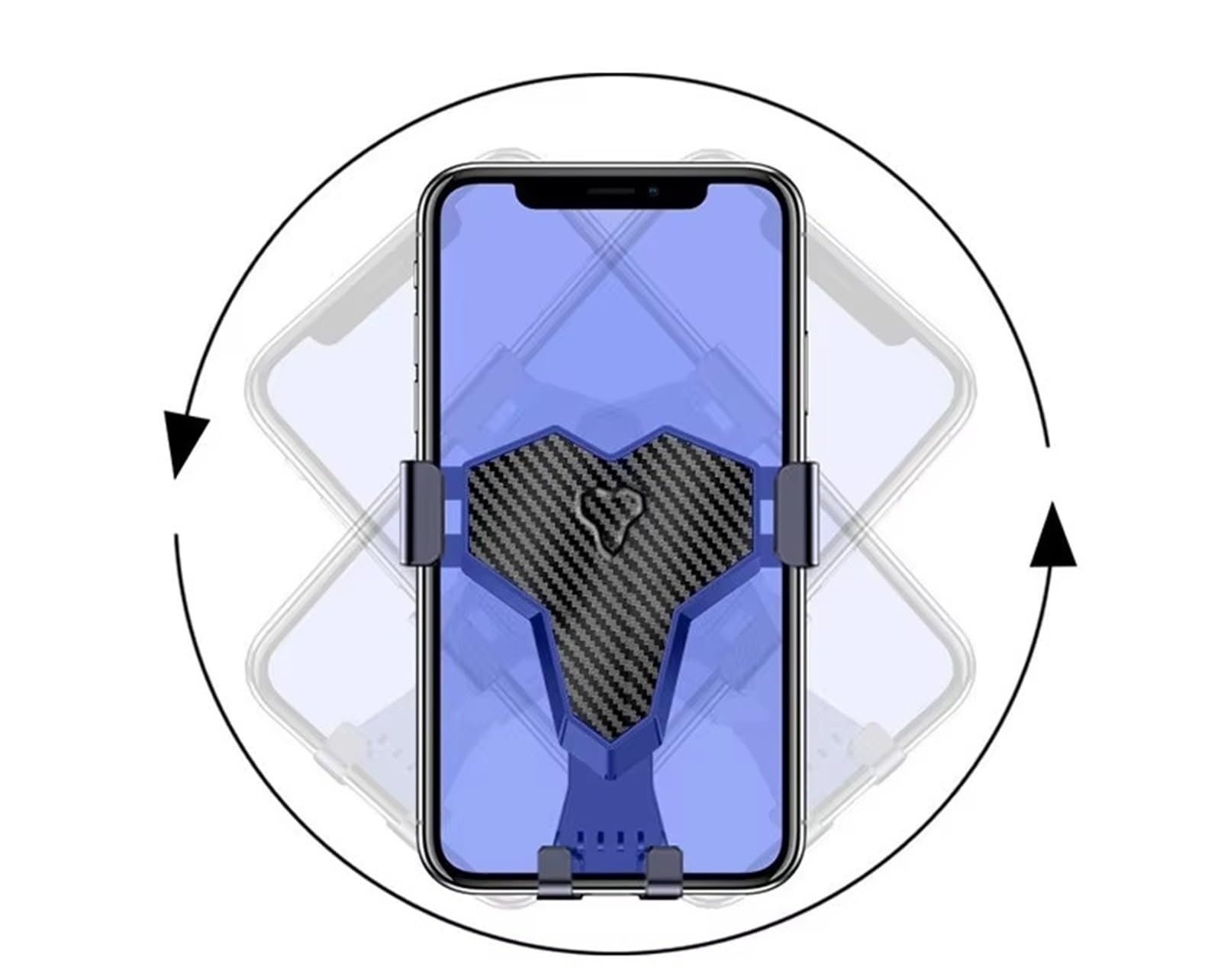 para iPhone Soporte para Teléfono Móvil Universal Gravity Car Air Vent Mount Holder Automóvil Teléfono Celular Soporte GPS Automóvil Soporte Móvil Coche