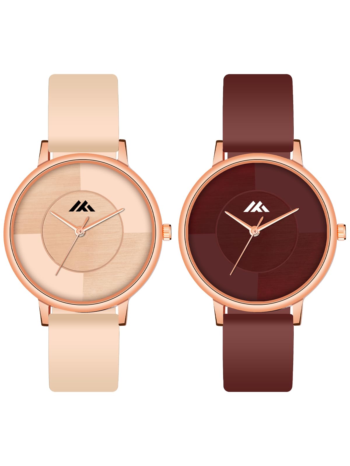 Shocknshop Analog Beige & Maroon Dial Fashion Combo Silicone Band Watch For Women And Girls -Pack Of 2 -Mt53739 (B0CBPY3FCG) Amazon Price History, Amazon Price Tracker