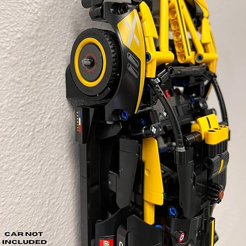 Miniatura 3 de Soporte vertical coleccionable de pared para automóvil compatible con autos de carreras Lego Technic Series  Colección de autos de exhibición por