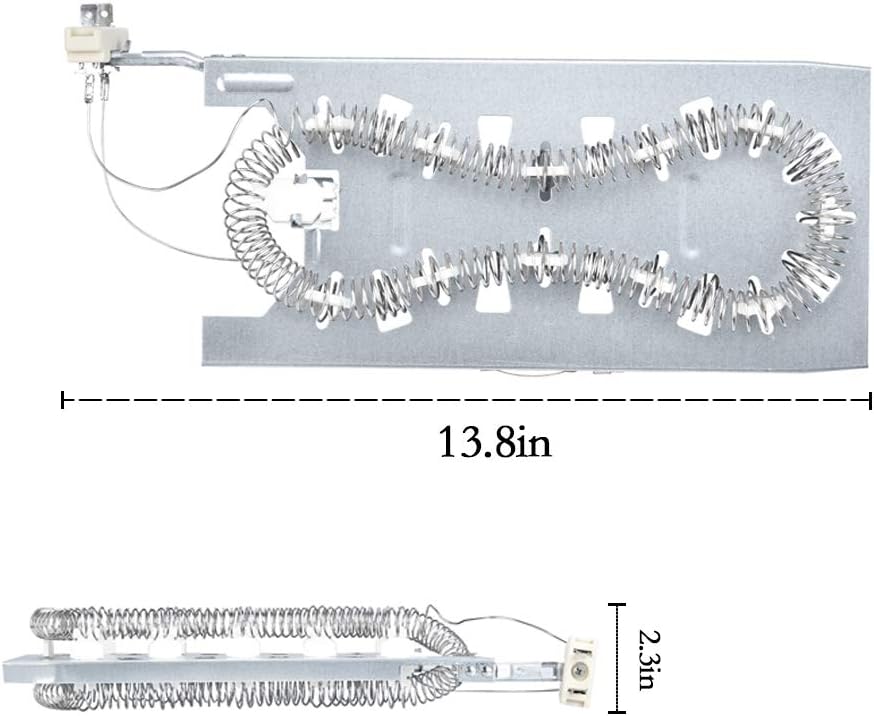 AMI PARTS 3387747 Dryer Heating Element Replacement Part Compatible for WP3387747VP AP6008281 WP3387747 W11045584 PS11741416
