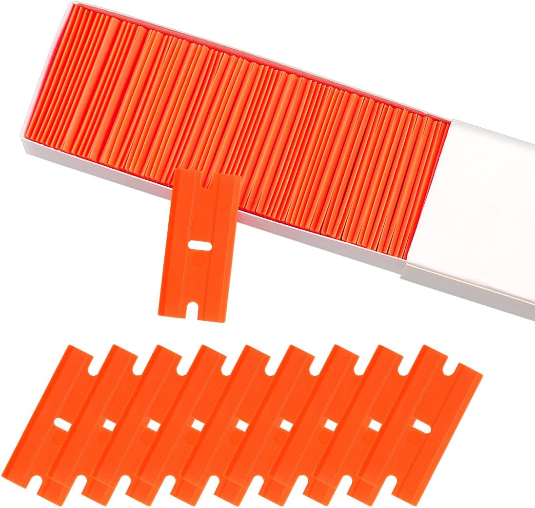 100 PCS Plastic Scraper Blades Replacements Jagowa Plastic Replacement